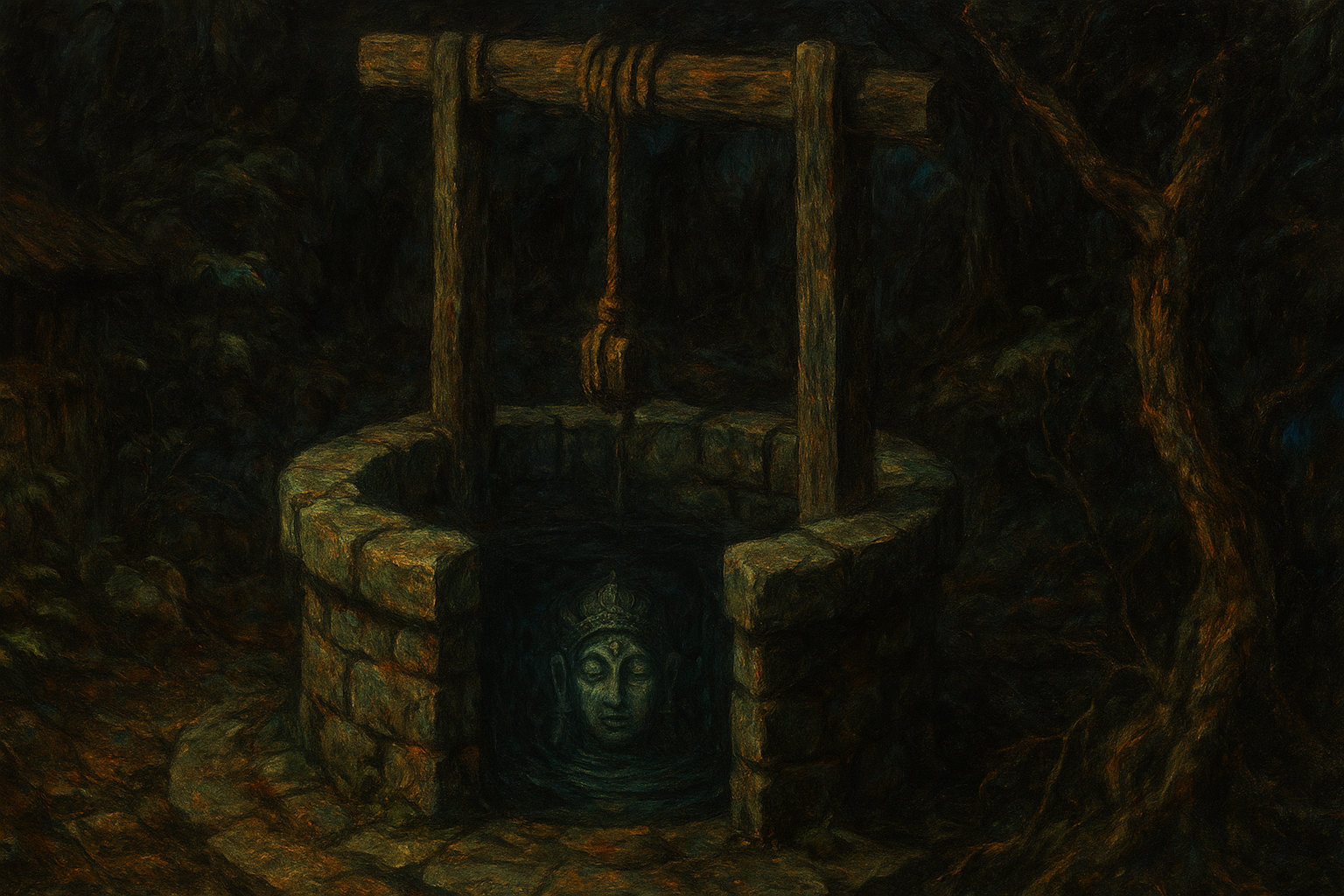 Sacred Japanese Well with Hidden Water Deity – A Gateway to the Spirit World 日本の聖なる井戸と隠された水の神 ― 異界への入り口